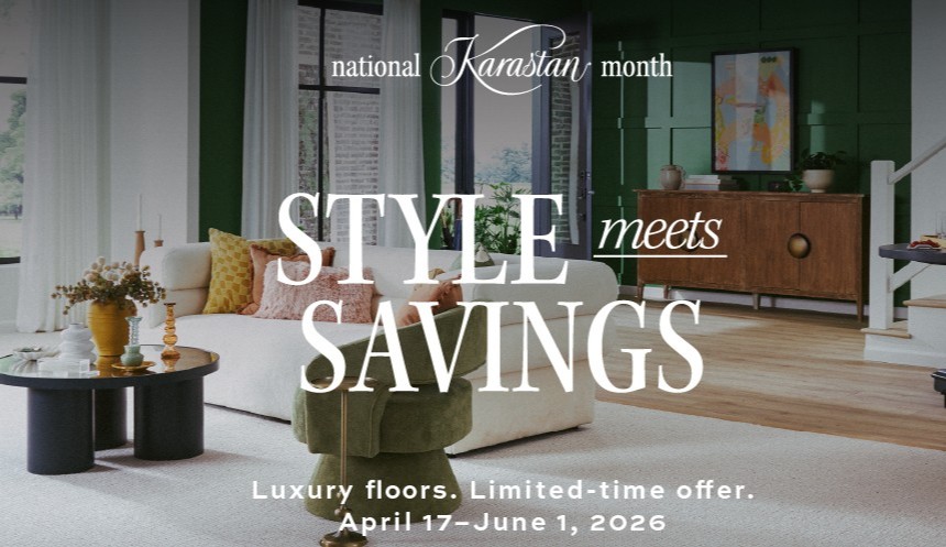 National Karastan Month - Style Meets Savings - April 17- June 1