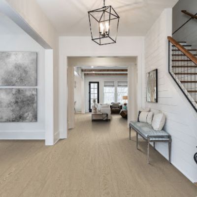 karastan floors in a NC entryway