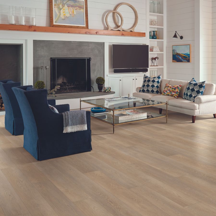 Luxury Vinyl Flooring in living room