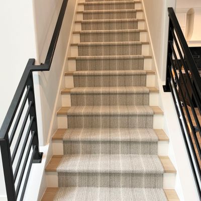 Stair Runner in  a Cary, NC home